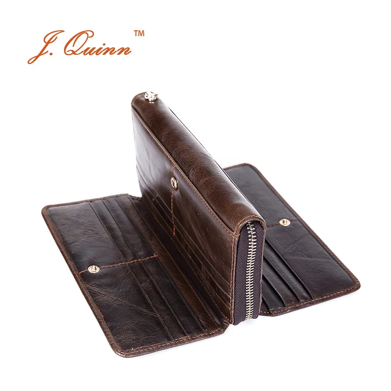 J.Quinn 2017 Men Zipper Clutch Wallets Genuine Leather Hand Bag with Handy Wirstlet Man Card Mobile Phone Bag Retro Long Wallet
J.Quinn 2017 Men Zipper Clutch Wallets Genuine Leather Hand Bag with Handy Wirstlet Man Card Mobile Phone Bag Retro Long Wallet