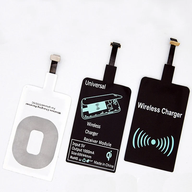 Universal Qi Wireless Charger Receiver For iPhone Micro USB Type-C Adapter Receptor Receiver Pad Coil Android Phone Charger
Universal Qi Wireless Charger Receiver For iPhone Micro USB Type-C Adapter Receptor Receiver Pad Coil Android Phone Charger