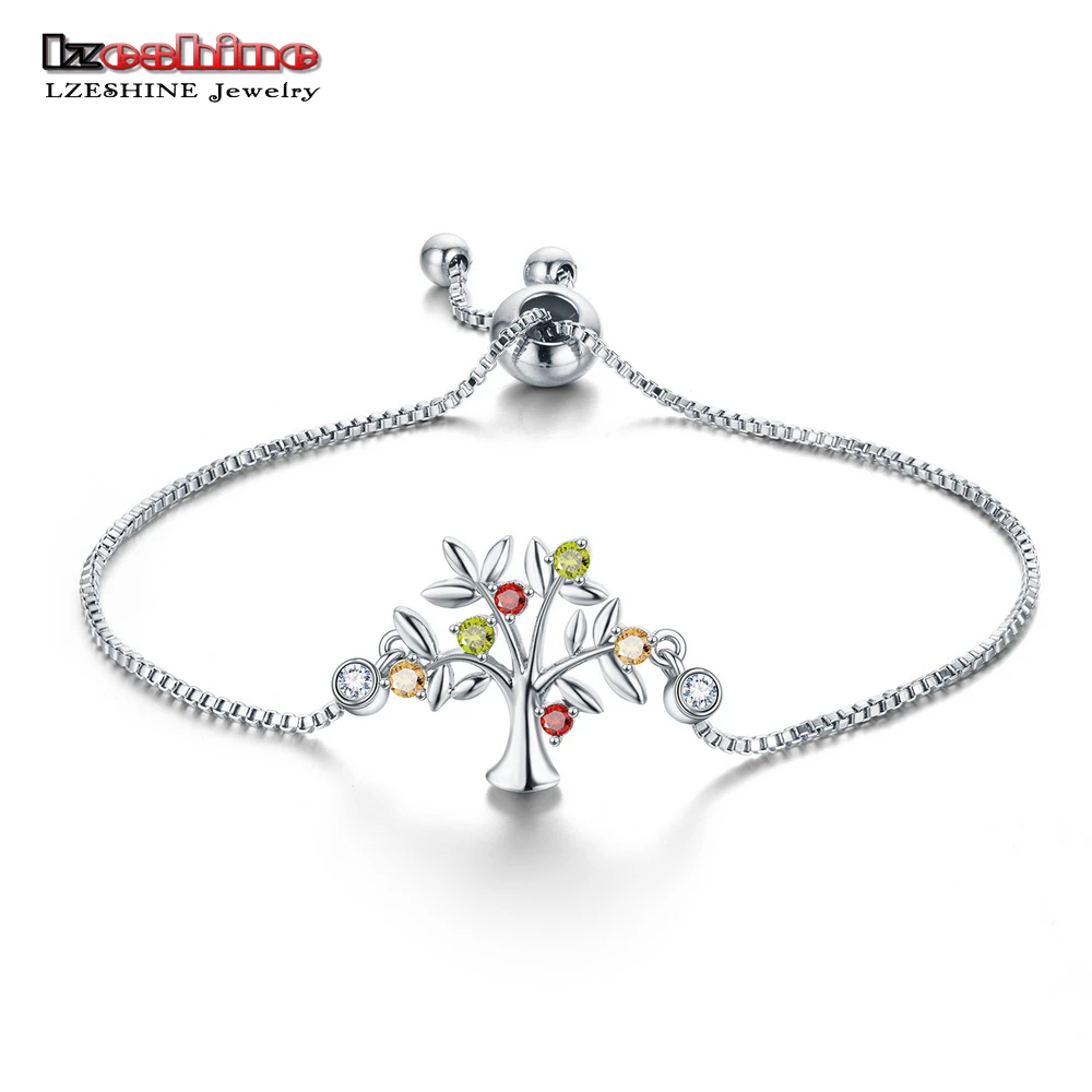 LZESHINE New Arrival Adjustable Life Tree Silver Color Bracelets & Bangles with Clear CZ Female Jewelery Gift for wholesale
LZESHINE New Arrival Adjustable Life Tree Silver Color Bracelets & Bangles with Clear CZ Female Jewelery Gift for wholesale