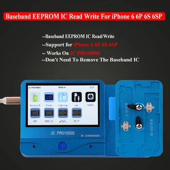 JC PRO1000S Baseband EEPROM IC Chip Programmer Read Write for iPhone 6 6P 6S 6SP EEPROM IC Repair Tools
JC PRO1000S Baseband EEPROM IC Chip Programmer Read Write for iPhone 6 6P 6S 6SP EEPROM IC Repair Tools