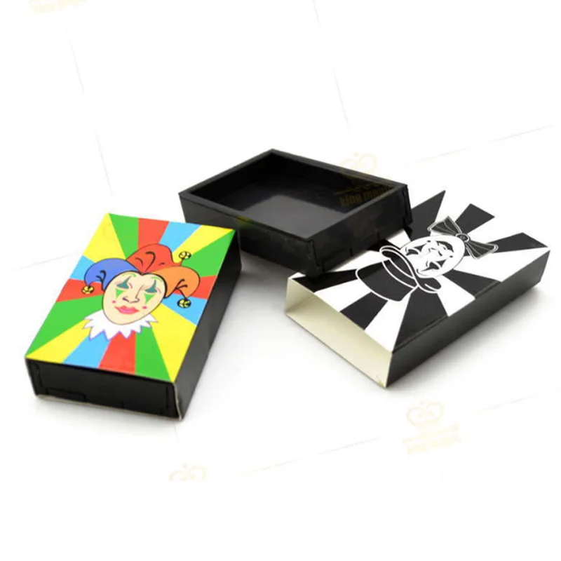 2 Pcs/set Cute Clown Synchro Boxes king Magic Props Funny Magicina Toys Match Box Gimmick Magic Tricks
2 Pcs/set Cute Clown Synchro Boxes king Magic Props Funny Magicina Toys Match Box Gimmick Magic Tricks