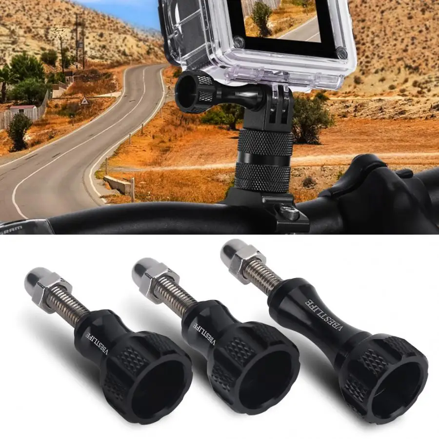 3Pcs Durable Thumb Knob Fixing Screw Bolt Nut Set for Gopro Hero 4/3/3+/2 Camera Thumb Screw Bolt
3Pcs Durable Thumb Knob Fixing Screw Bolt Nut Set for Gopro Hero 4/3/3+/2 Camera Thumb Screw Bolt