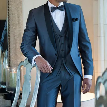 2018 Men's Single Breasted Vest Suit Peacock Blue Wedding Groom Men's Suit Set Prom Best Men's Blazer 3 Piece set terno masculin
2018 Men's Single Breasted Vest Suit Peacock Blue Wedding Groom Men's Suit Set Prom Best Men's Blazer 3 Piece set terno masculin
