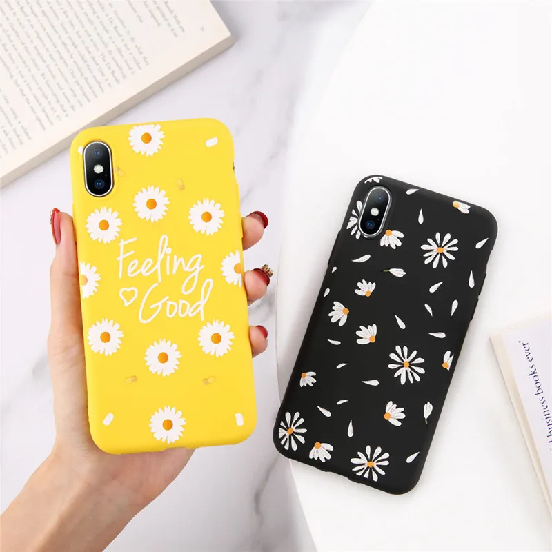 Ottwn Summer Daisy Sunflower Phone cases For iPhone 6 6S 7 8 Plus X XR XS Max Letter Soft TPU Silicon Chic Back Case Cover Capa
Ottwn Summer Daisy Sunflower Phone cases For iPhone 6 6S 7 8 Plus X XR XS Max Letter Soft TPU Silicon Chic Back Case Cover Capa