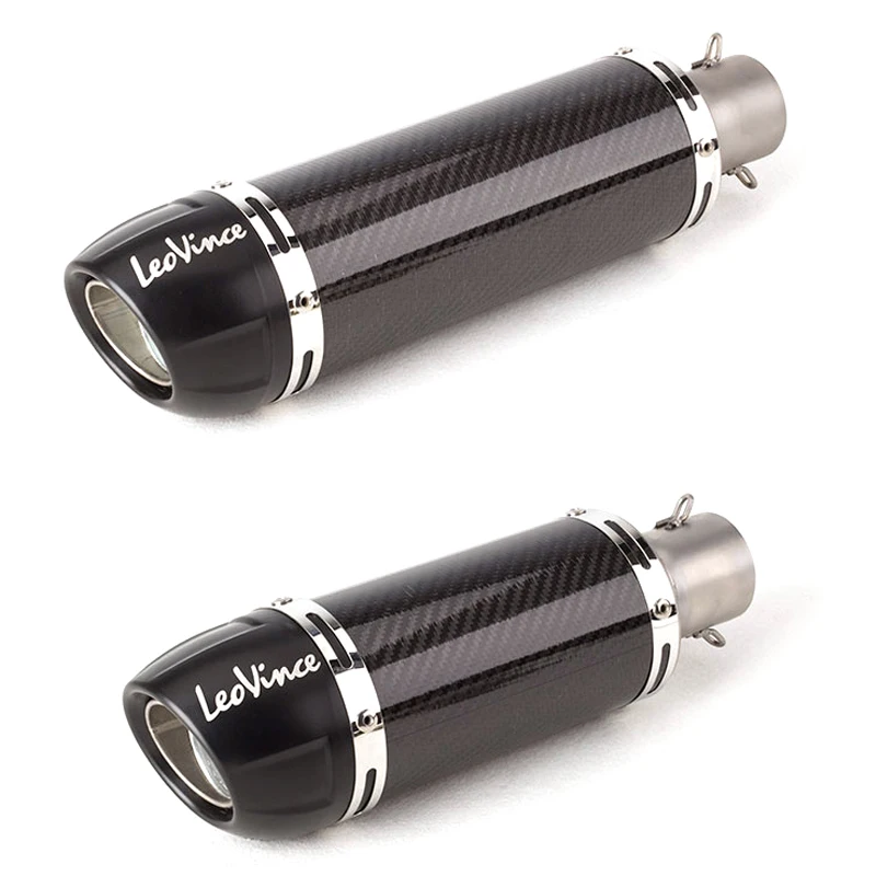 LeoVince Motorcycle Exhaust 51mm Inlet Universal Motorbike Muffler Silencer Real Carbon Fiber Pipe For suzuki gsr 600 ybr 125 R1
LeoVince Motorcycle Exhaust 51mm Inlet Universal Motorbike Muffler Silencer Real Carbon Fiber Pipe For suzuki gsr 600 ybr 125 R1