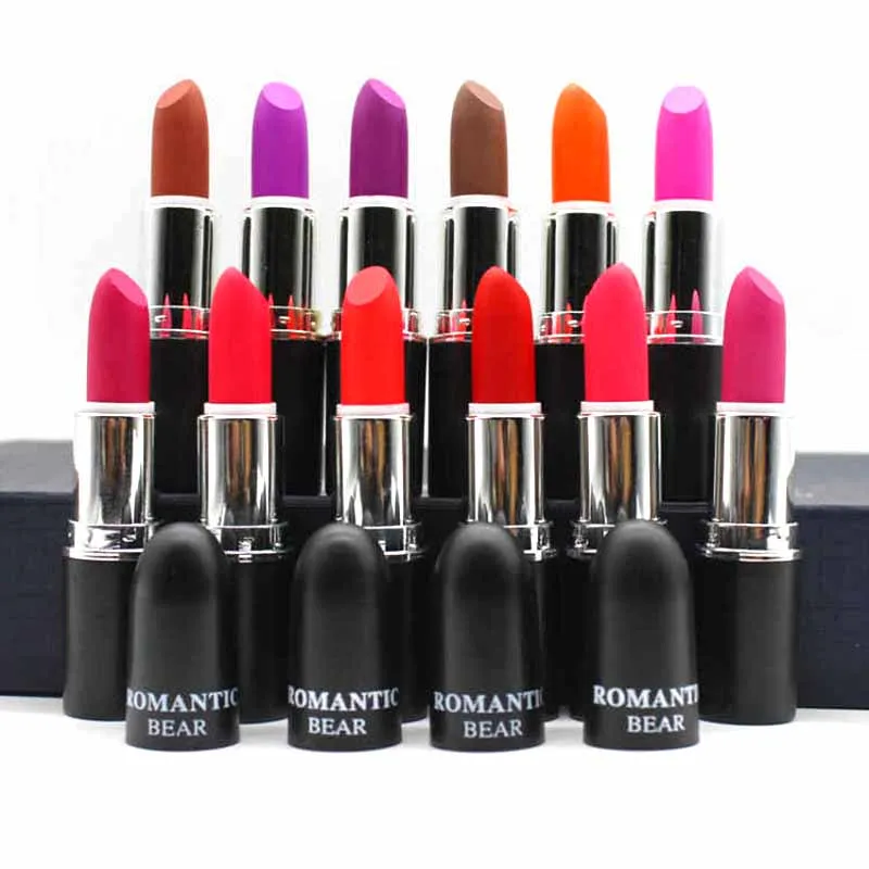 Fashion Sexy Color Beauty Red Lips Baton Matte Velvet Lip Stick Waterproof Makeup Pigment Brown Nude Matte Lipstick Pencils
Fashion Sexy Color Beauty Red Lips Baton Matte Velvet Lip Stick Waterproof Makeup Pigment Brown Nude Matte Lipstick Pencils