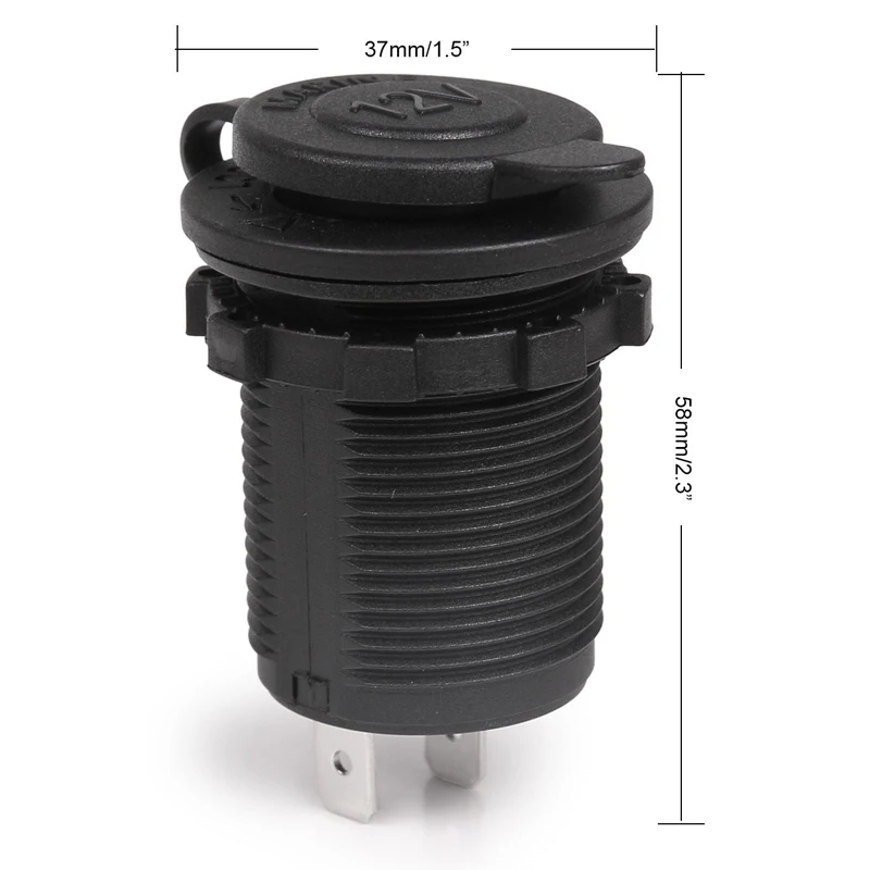 12V Waterproof Car Cigarette Lighter Socket Power Plug Outlet For Boat Motorcycle Auto Heat Resisting Plastic Power Socket
12V Waterproof Car Cigarette Lighter Socket Power Plug Outlet For Boat Motorcycle Auto Heat Resisting Plastic Power Socket