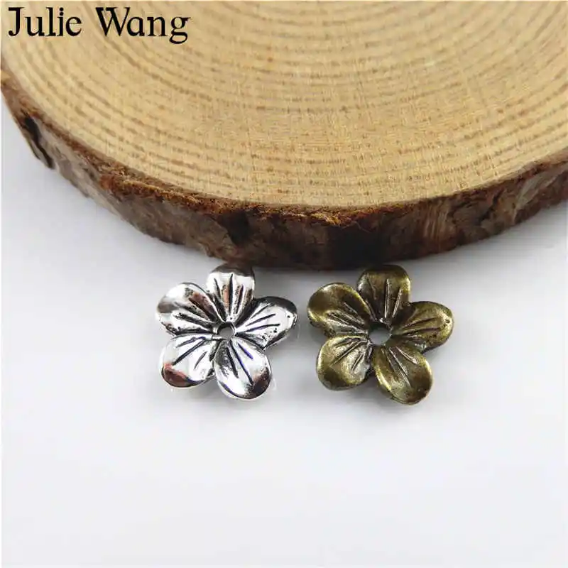 Julie Wang 20PCS Alloy Antique Brpnze/Silver Flower Beads For Necklace Pendant Charm Bracelet Making Jewelry DIY Accessories
Julie Wang 20PCS Alloy Antique Brpnze/Silver Flower Beads For Necklace Pendant Charm Bracelet Making Jewelry DIY Accessories