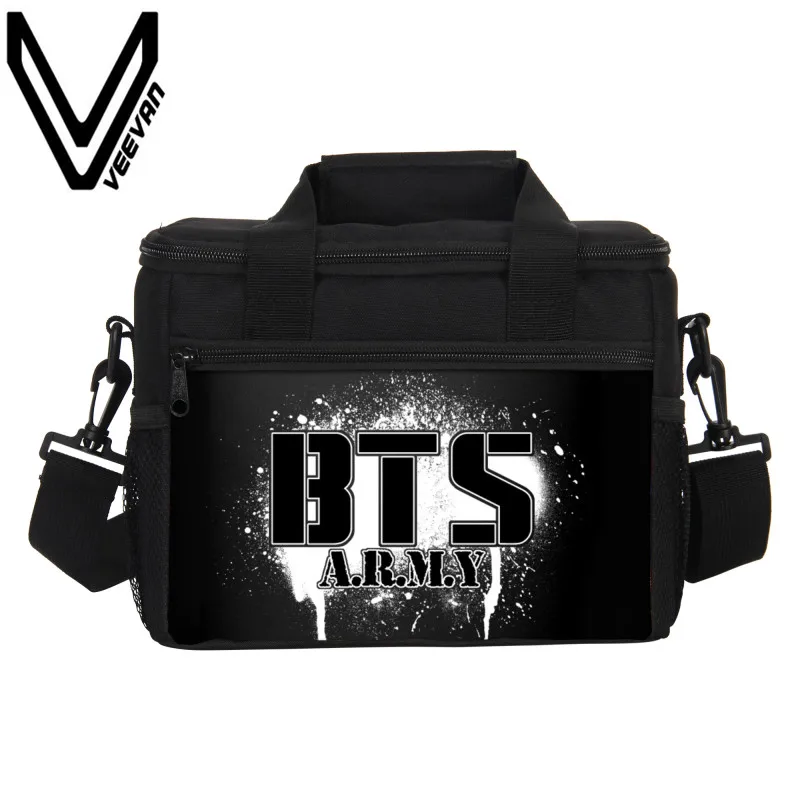 Фото VEEVANV 2017 hot blast bulletproof boy scout 3D printer insulated lunch bag Oxford BTS go outing box | Багаж и сумки