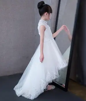 Fashion brand Handmade Flower Girl Dress Kids Wedding Long Dress Appliques Kids evening Trailing Dress Prom Girls evening Dress
Fashion brand Handmade Flower Girl Dress Kids Wedding Long Dress Appliques Kids evening Trailing Dress Prom Girls evening Dress