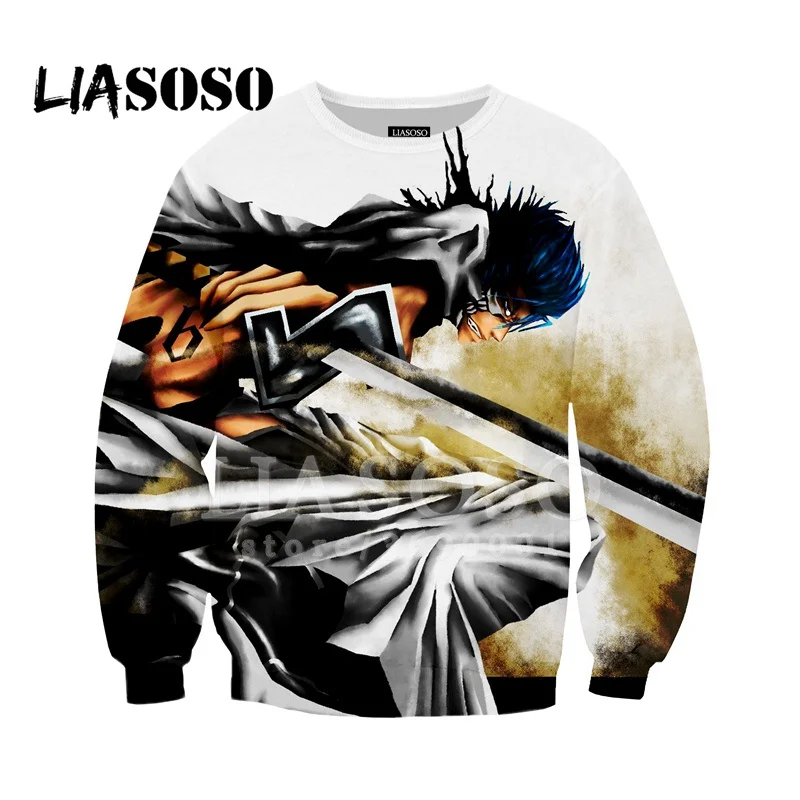 LIASOSO NEW 3D Print Sweatshirts Hoodies Anime Bleach Espada Grimmjow Jeagerjaques Unisex Hipster Good Quality Shirts Tops A158
LIASOSO NEW 3D Print Sweatshirts Hoodies Anime Bleach Espada Grimmjow Jeagerjaques Unisex Hipster Good Quality Shirts Tops A158
