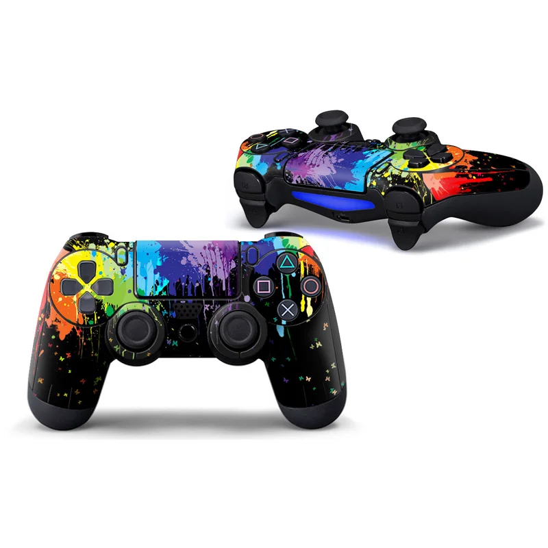 2 шт. дизайн для Sony Playstation PS4 контроллер Виниловая наклейка ПВХ стикер кожи --- 2230 |