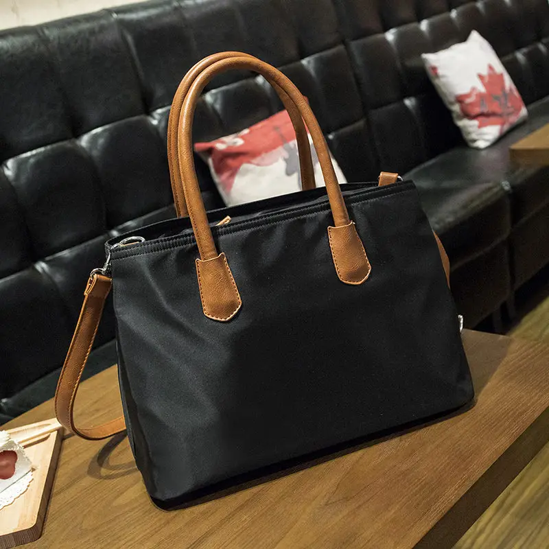 European and American Style Medium Size Shopping Bag Oxford Women Handbag Fashion Women Bag Large Women Shoulder Bag