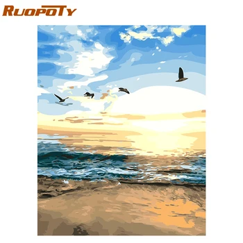 RUOPOTY Frame Seascape DIY Painting By Numbers Acrylic Paint By Numbers Handpainted Oil Painting For Home Decors 40x50cm Artwork
RUOPOTY Frame Seascape DIY Painting By Numbers Acrylic Paint By Numbers Handpainted Oil Painting For Home Decors 40x50cm Artwork
