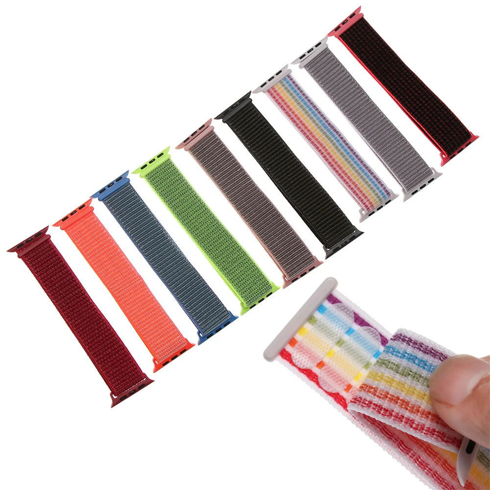 Fashion Nylon Replacement Watch Strap Sport Loop for Apple Watch Series 1/2/3/4 Adjustable Loop Watchband Bracelet Durable
Fashion Nylon Replacement Watch Strap Sport Loop for Apple Watch Series 1/2/3/4 Adjustable Loop Watchband Bracelet Durable