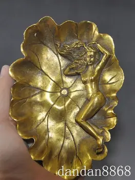 Crafts statue chinese brass copper Sleep Beautiful Beauty Belle Tree leaf statue wash Ashtray halloween
Crafts statue chinese brass copper Sleep Beautiful Beauty Belle Tree leaf statue wash Ashtray halloween