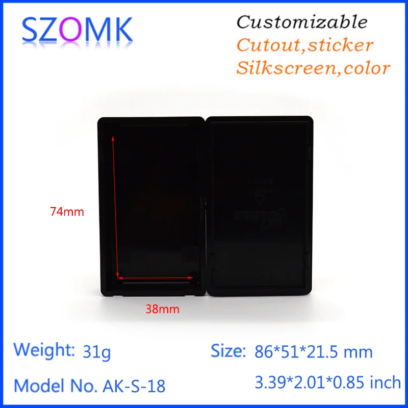 plastic enclosure for electronics control box szomk diy enclosure junction box plastic housing small abs instrument enclosure distribution box black plastic box enclosure electronics case (13).jpg