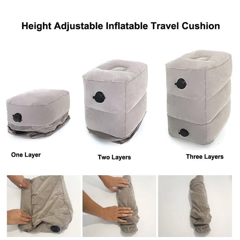 Inflatable Height Adjustable Kids Flight Footrest Pillow Two Valves Design Inflatable Travel Pillow Foot Pad Foot Rest Pillow
Inflatable Height Adjustable Kids Flight Footrest Pillow Two Valves Design Inflatable Travel Pillow Foot Pad Foot Rest Pillow
