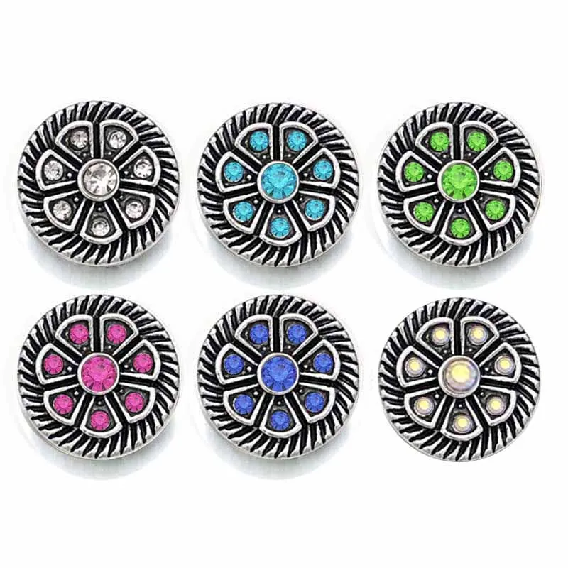 Wholesale Crystal Flower 045 Rhinestones Metal Snap Buttons Fit 12mm Snap button bracelets Earrings necklace For women
Wholesale Crystal Flower 045 Rhinestones Metal Snap Buttons Fit 12mm Snap button bracelets Earrings necklace For women