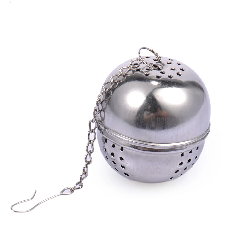 1PC Stainless Steel Mesh Tea Infuser Ball Tea Egg Tea Maker Leaf Spice Strainer with Chains Kitchen Gadget Tools Dia 4cm
1PC Stainless Steel Mesh Tea Infuser Ball Tea Egg Tea Maker Leaf Spice Strainer with Chains Kitchen Gadget Tools Dia 4cm