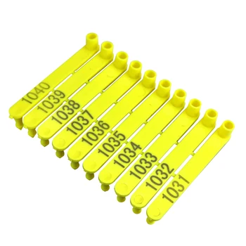 100Pcs Livestock Goat Ear Tag Pliers 001-500 Numbers Ear Laser Typing Plastic Head Earrings For Farm Animals Idetification Card
100Pcs Livestock Goat Ear Tag Pliers 001-500 Numbers Ear Laser Typing Plastic Head Earrings For Farm Animals Idetification Card