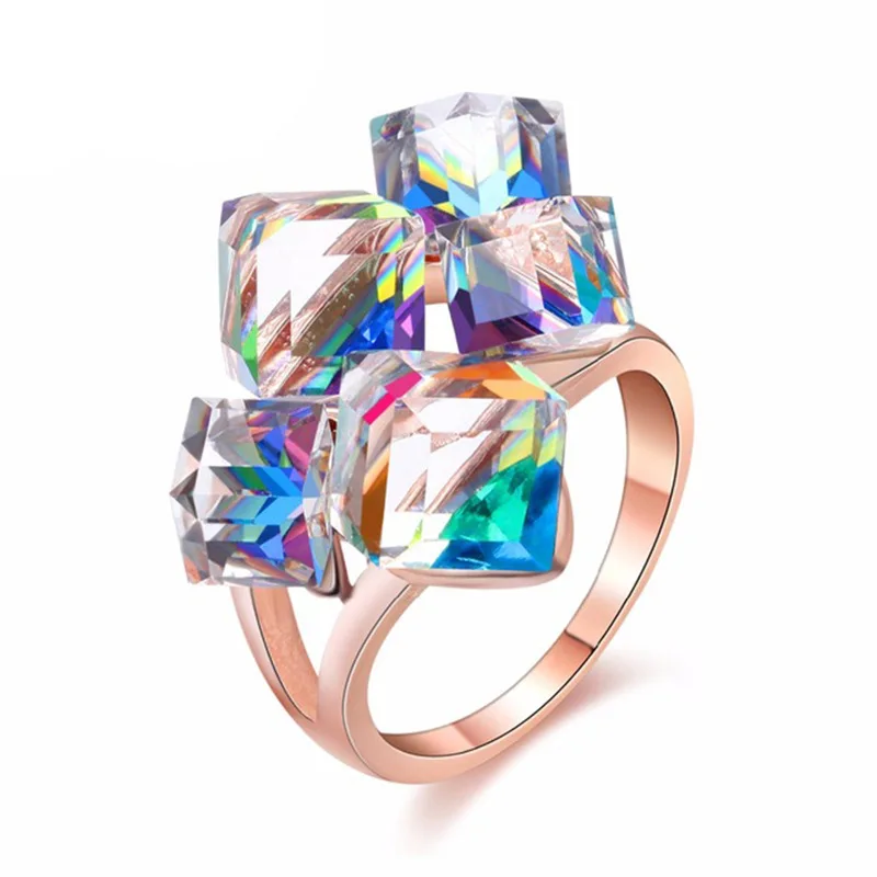 Resizable Korean Fashion Big Cubic Austrila Purple Crystal Rings For Women Party Wedding Band Gold Cocktail Rings For Lady
Resizable Korean Fashion Big Cubic Austrila Purple Crystal Rings For Women Party Wedding Band Gold Cocktail Rings For Lady