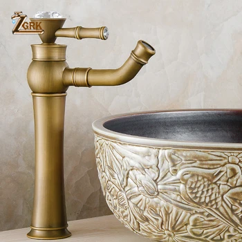 ZGRK Basin Faucets Brass Bathroom Sink Faucet Kitchen Basin Crystal Single Lever Rotate Spout Mixer Tap Hot Cold Water 
ZGRK Basin Faucets Brass Bathroom Sink Faucet Kitchen Basin Crystal Single Lever Rotate Spout Mixer Tap Hot Cold Water