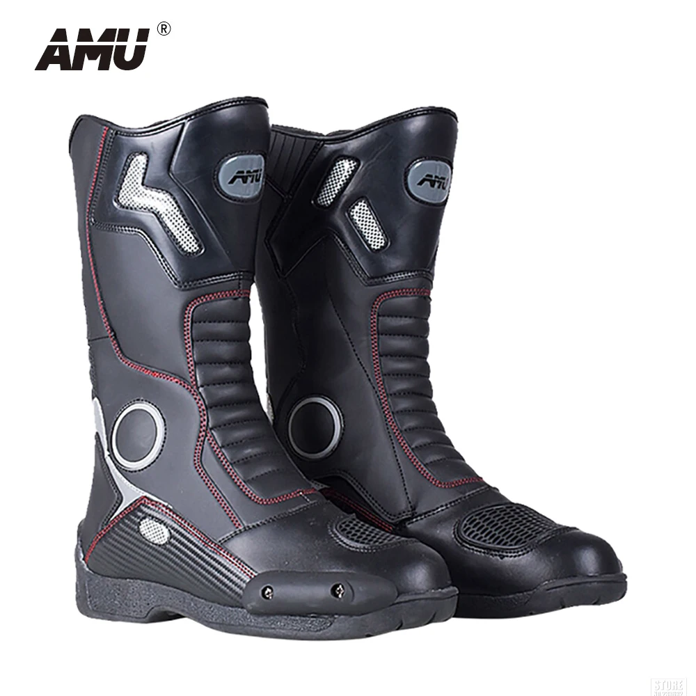 AMU Motorcycle Riding Boots Men Leather Motocross Boots Botas Moto Motorbike Shoes Motorcycle Protection Gear Motorcycle Boots
AMU Motorcycle Riding Boots Men Leather Motocross Boots Botas Moto Motorbike Shoes Motorcycle Protection Gear Motorcycle Boots