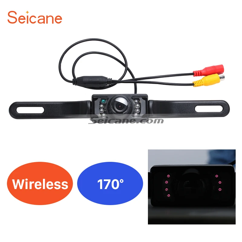 Seicane Universal Wireless Car Reverse Camera 2.4G Waterproof Waterproof Night Vision RearView Camera Backup Parking Camera
Seicane Universal Wireless Car Reverse Camera 2.4G Waterproof Waterproof Night Vision RearView Camera Backup Parking Camera