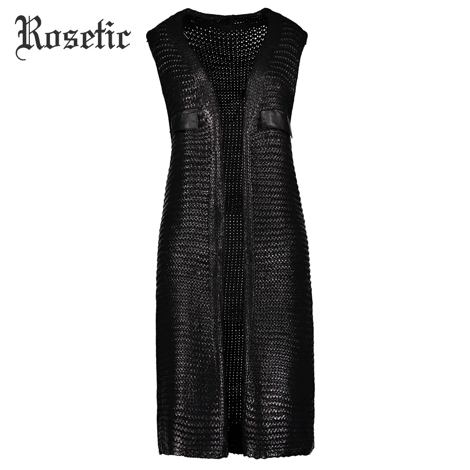 Rosetic Gothic Vest Women Autumn Black Patchwork Casual Pocket Outerwear Fashion Sexy Chic Slim Lady Elegant Gothic Casual Vest
Rosetic Gothic Vest Women Autumn Black Patchwork Casual Pocket Outerwear Fashion Sexy Chic Slim Lady Elegant Gothic Casual Vest