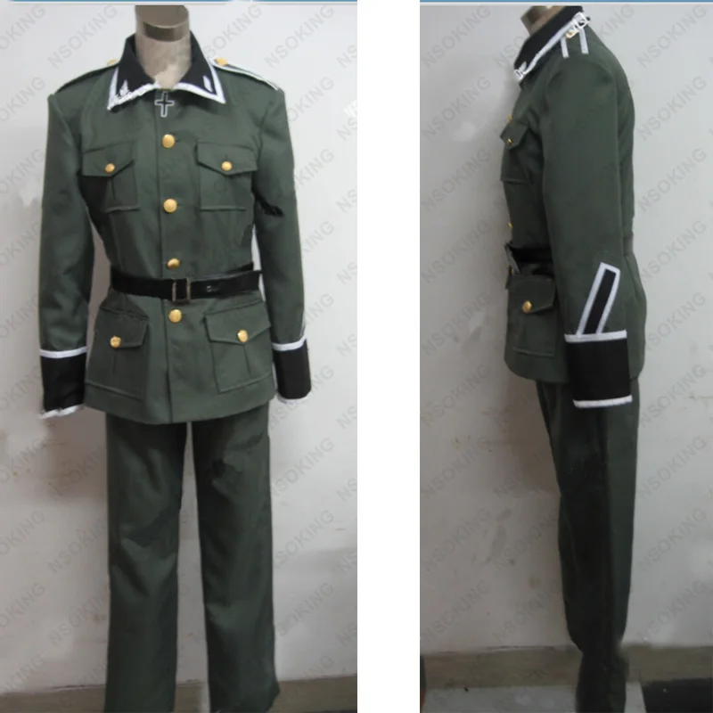 

Anime Axis Powers Hetalia APH Ludwig Germany military uniform Cosplay Costume Custom Made