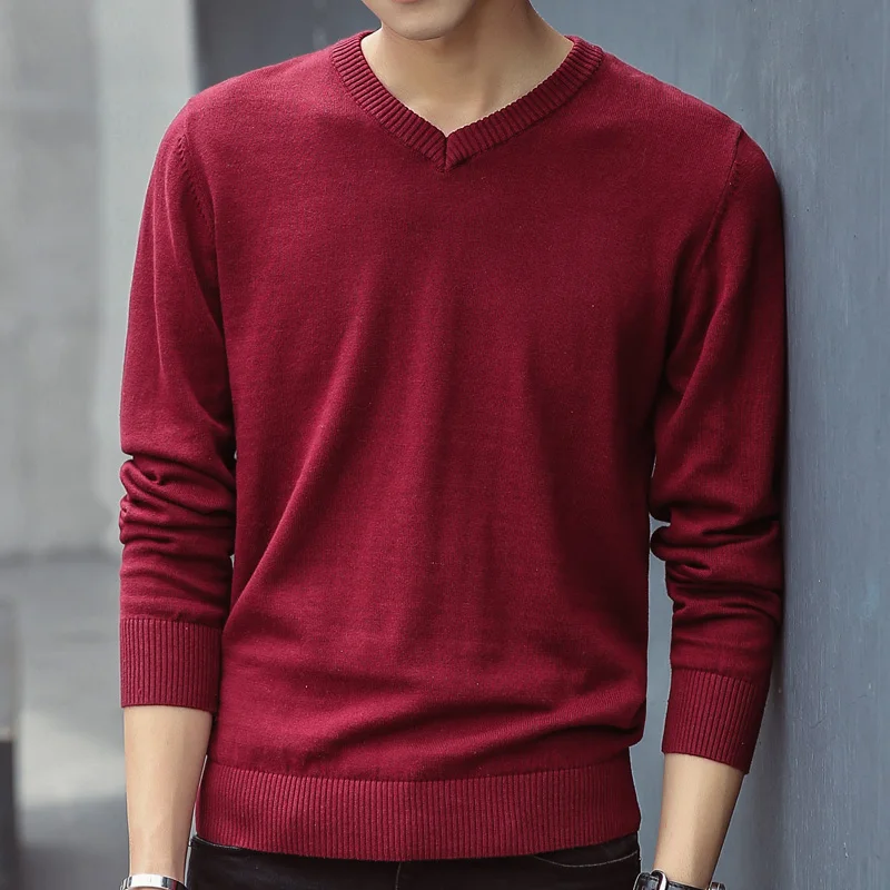 New Sweater Men 2019 Hot Sale Casual Pullovers Men Autumn V-Neck Solid Quality Cotton Knitted Brand Clothing Male Sweaters M-3XL
New Sweater Men 2019 Hot Sale Casual Pullovers Men Autumn V-Neck Solid Quality Cotton Knitted Brand Clothing Male Sweaters M-3XL