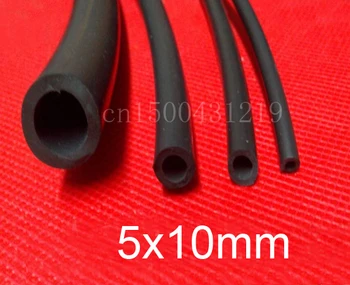 5x10 5mm id 10mm od Black Silicone Tubing Tube Flexible silicon hose