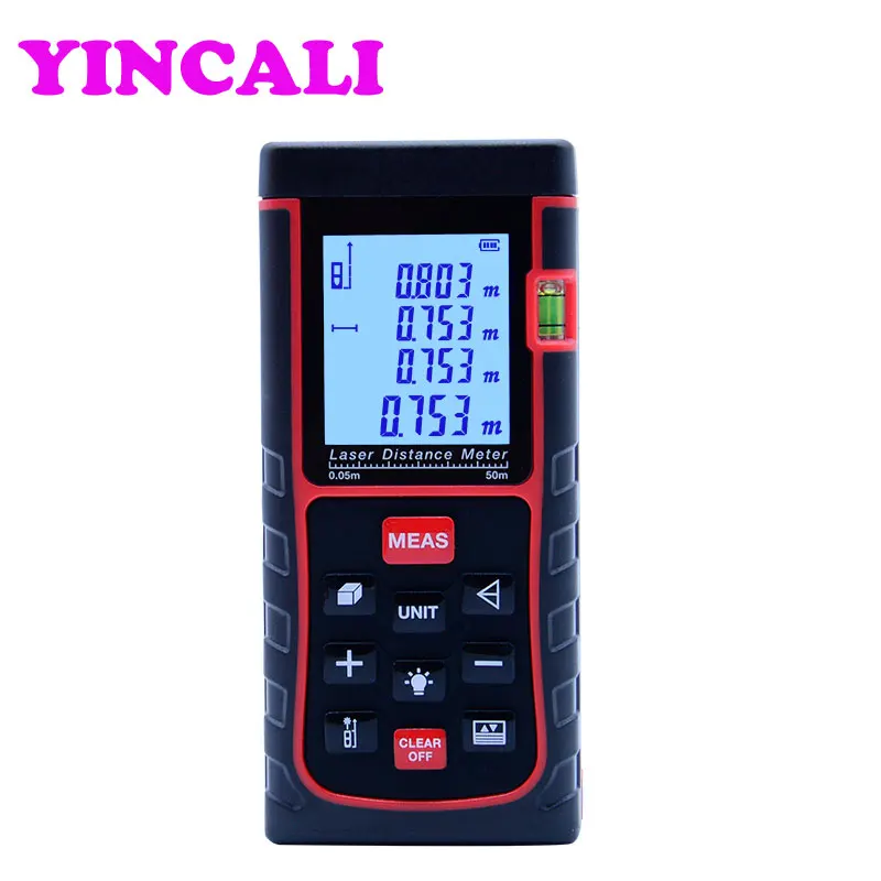 2 PCS/lot High Precision Laser Rangefinder SW-E50 Handheld Distance Meter measure 50M storage 100 units Area Volume Angle Tape
2 PCS/lot High Precision Laser Rangefinder SW-E50 Handheld Distance Meter measure 50M storage 100 units Area Volume Angle Tape