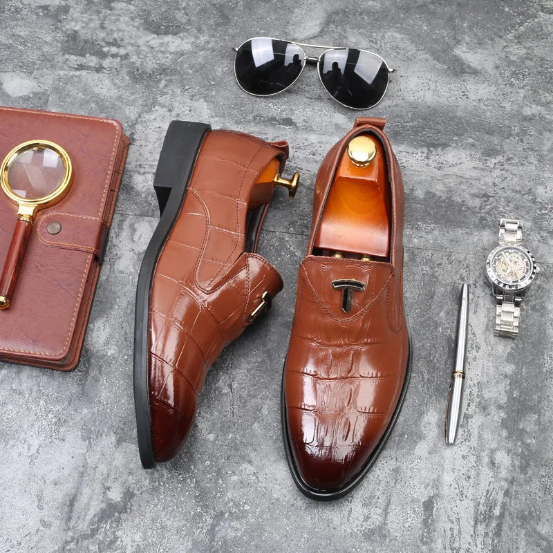 Man Correct Dress Leather Shoes Will Crocodile England Leisure Time Single Shoe Set Foot Male Shoes
Man Correct Dress Leather Shoes Will Crocodile England Leisure Time Single Shoe Set Foot Male Shoes