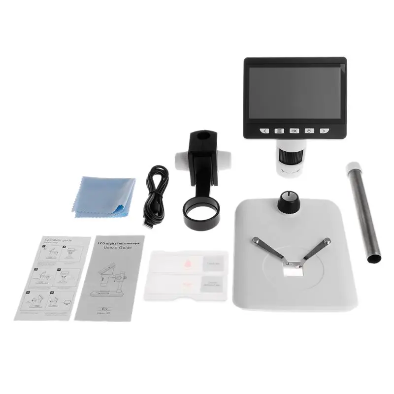 4.3" LCD HD 1080P Digital Microscope 50X-1000X Magnification Camera Video Recorder for Windows Drop Ship Support
4.3" LCD HD 1080P Digital Microscope 50X-1000X Magnification Camera Video Recorder for Windows Drop Ship Support