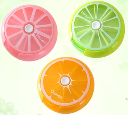 Creative Circular Seven-grid Revolving Fruit Medicine Box 7-day Portable Seven-grid Plastic Medicine Box With Random Color
Creative Circular Seven-grid Revolving Fruit Medicine Box 7-day Portable Seven-grid Plastic Medicine Box With Random Color