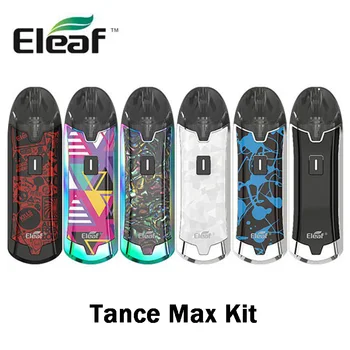 Original Eleaf Tance Max Kit 15w Pod Kit Vape With 2ml/4ml Capacity Pod 1100mAh Built in Battery GS Air Coil E Cigarette Vapor
Original Eleaf Tance Max Kit 15w Pod Kit Vape With 2ml/4ml Capacity Pod 1100mAh Built in Battery GS Air Coil E Cigarette Vapor