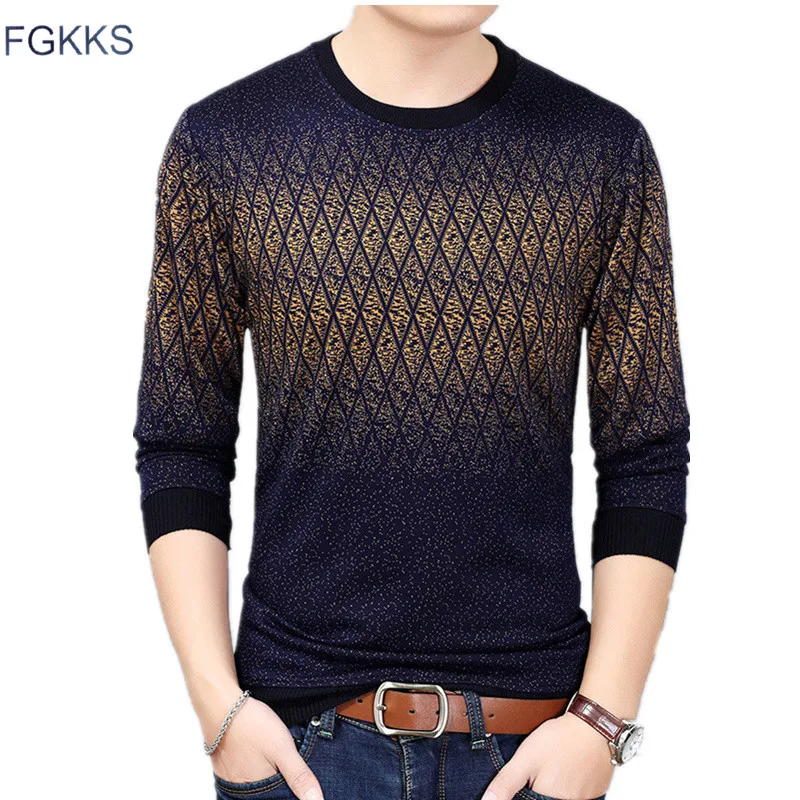 FGKKS Men Sweater Pullover 2018 Autumn Mens O-Neck Knit Warm Pullover Sweater Pull Homme Jersey Male Sweater Top
FGKKS Men Sweater Pullover 2018 Autumn Mens O-Neck Knit Warm Pullover Sweater Pull Homme Jersey Male Sweater Top