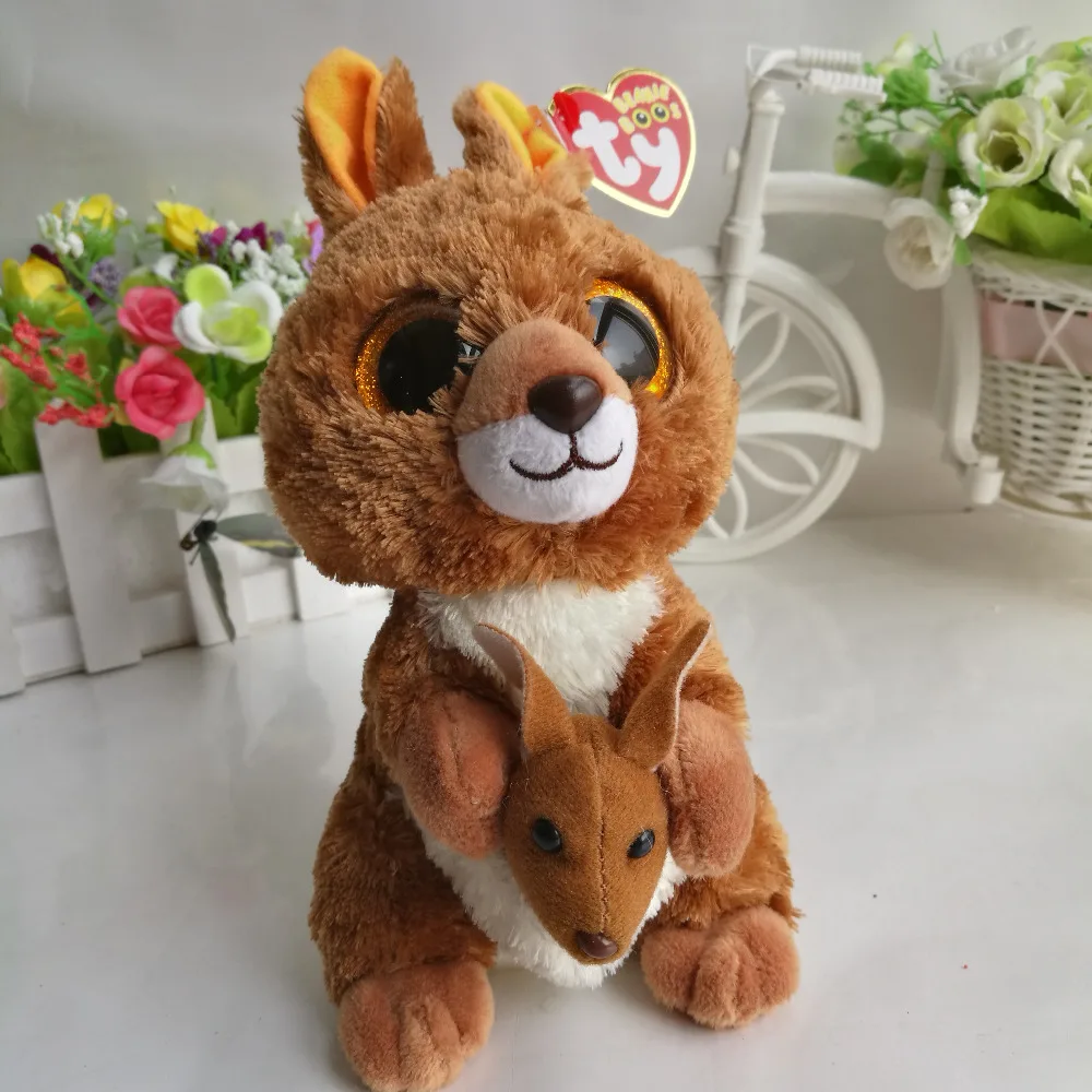 New 15cm 6inch Ty collection Plush Toy kipper kangaroo Stuffed Animal Soft Kids Toy Christmas Gift Hot Sale
New 15cm 6inch Ty collection Plush Toy kipper kangaroo Stuffed Animal Soft Kids Toy Christmas Gift Hot Sale