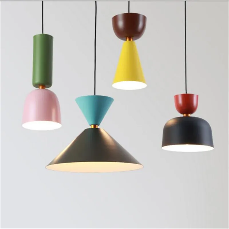 Vintage Loft Macaron Iron Suspension for Dining Room Bed Side Bar Retro Metal Pendant Light 2433
Vintage Loft Macaron Iron Suspension for Dining Room Bed Side Bar Retro Metal Pendant Light 2433