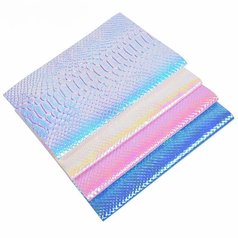 DIY Iridescent PU 29x21cm Fabric Colorful Crocodile Grain Leather Fabric Handmade Sewing Cloth Accessories Supplies Wholesales
DIY Iridescent PU 29x21cm Fabric Colorful Crocodile Grain Leather Fabric Handmade Sewing Cloth Accessories Supplies Wholesales