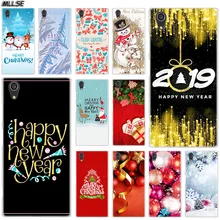 MLLSE Feliz Natal feliz ano novo Caso Moda para Sony Xperia X XA XA1 XA2 Plus XA3 XZ XZ1 XZ2 XZ3 XZ4 Compacto L1 L2 L3 Quente(China)