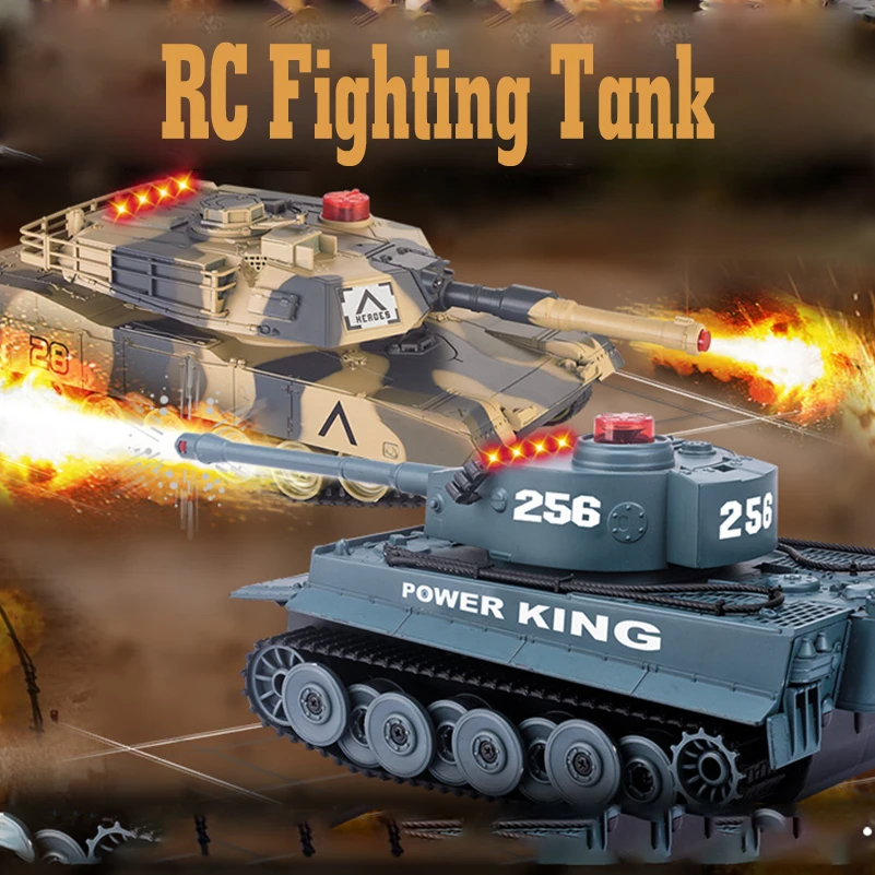 2pcs/set 1:32 2.4G RC Tank Toy With Fighting Infrared Ray Led Remote Control Battle Tanks Model Shoot Robot RC Toys for Kid Gift
2pcs/set 1:32 2.4G RC Tank Toy With Fighting Infrared Ray Led Remote Control Battle Tanks Model Shoot Robot RC Toys for Kid Gift