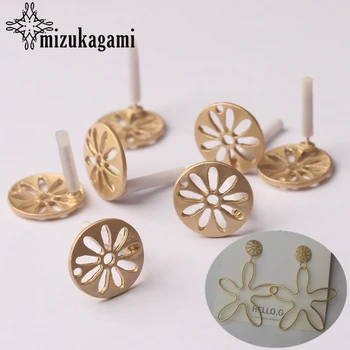 Zinc Alloy Fashion Golden Hollow Sun Flower Base Earrings Connector Charms 14mm 6pcs/lot DIY Earrings Jewelry Making Accessories
Zinc Alloy Fashion Golden Hollow Sun Flower Base Earrings Connector Charms 14mm 6pcs/lot DIY Earrings Jewelry Making Accessories