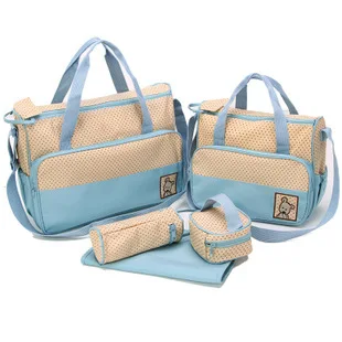 Mummy Five Piece Set Handbag Large Capacity Diaper Bottle Maternity Infanticipate Bag Outdoor Travel & Storage Bags
Mummy Five Piece Set Handbag Large Capacity Diaper Bottle Maternity Infanticipate Bag Outdoor Travel & Storage Bags