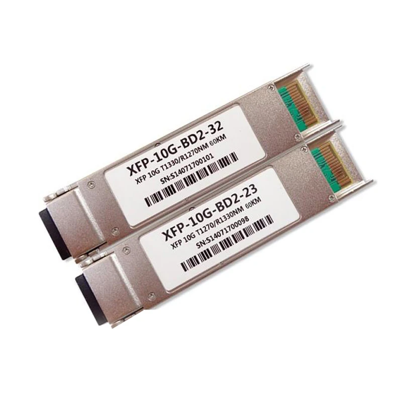 new arrival BIDI 10G XFP module 60km 1270/1330nm 10G XFP optical fiber transceiver DFB die, 1 pair
new arrival BIDI 10G XFP module 60km 1270/1330nm 10G XFP optical fiber transceiver DFB die, 1 pair