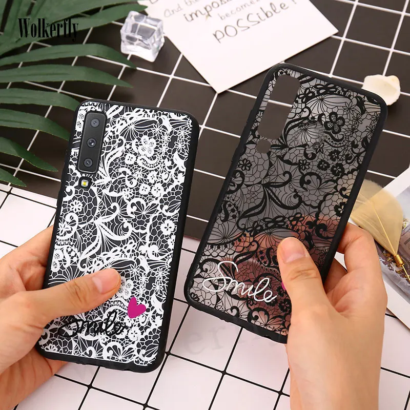 Lace Flower Case For Samsung Galaxy A10 A20 A30 A50 2018 M10 M20 Cover for Samsung Galaxy S10 Plus S10E A10 20 30 Case Coque
Lace Flower Case For Samsung Galaxy A10 A20 A30 A50 2018 M10 M20 Cover for Samsung Galaxy S10 Plus S10E A10 20 30 Case Coque