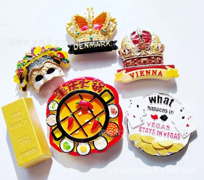 (5 pieces a lot )Danish Crown Las Vegas New Orleans Mask Chongqing Hot Pot Fridge Magnet
(5 pieces a lot )Danish Crown Las Vegas New Orleans Mask Chongqing Hot Pot Fridge Magnet