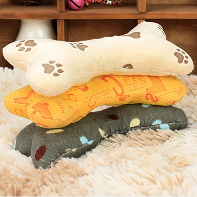 Pet Dog Squeak Toy Cartoon Bone Shaped Plush Chew Toy for Teeth Cleaning Puppy IQ Training Squeaky Interactive Tool Random Color
Pet Dog Squeak Toy Cartoon Bone Shaped Plush Chew Toy for Teeth Cleaning Puppy IQ Training Squeaky Interactive Tool Random Color